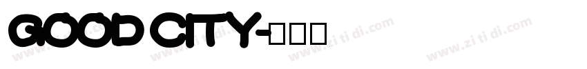 good city字体转换